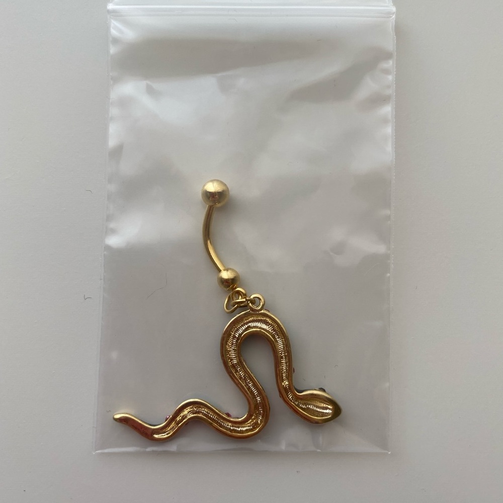 NWT!‼️SNAKE BELLYBUTTON RING! - Picture 2 of 7
